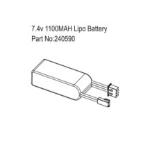 Absima 7.4v 1100MAH Lipo Battery HBP240590