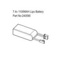 Absima 7.4v 1100MAH Lipo Battery HBP240590