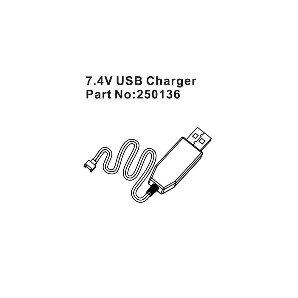 Absima 7.4V USB Charger HBP250136