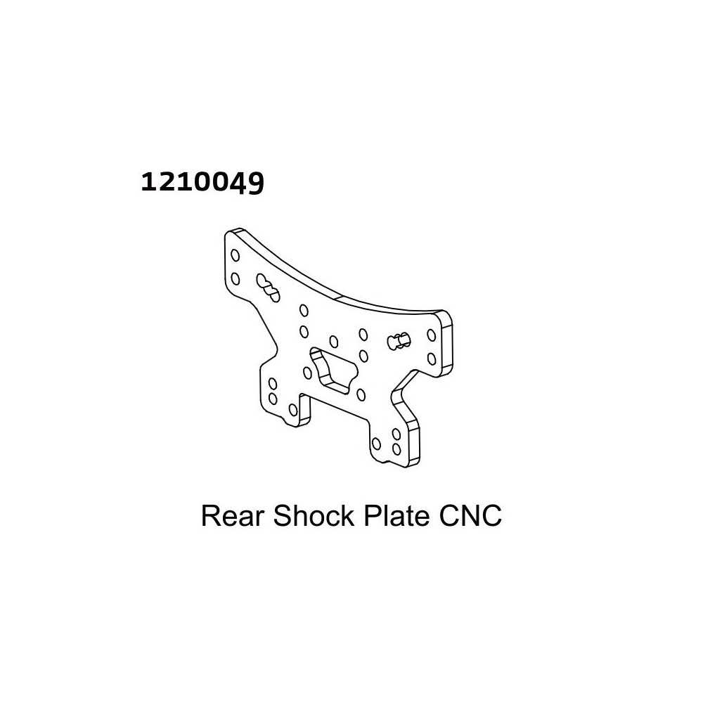 Absima Alu Rear Shock Tower - Rally 1210049