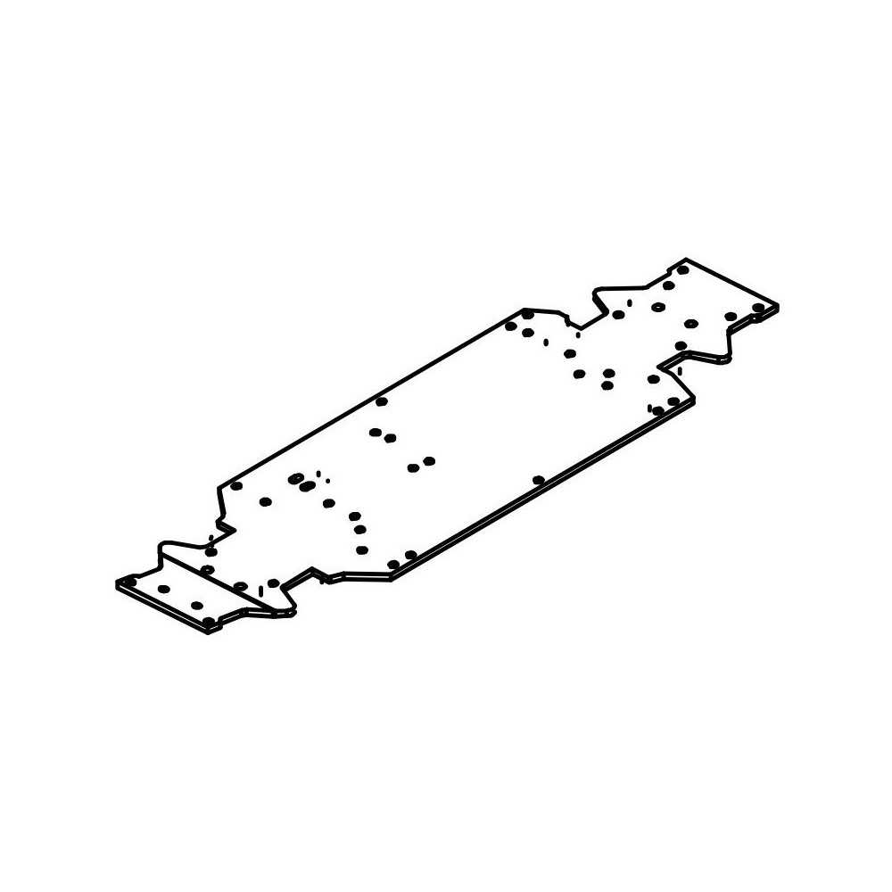 Absima Aluminum Chassis Plate 1610118