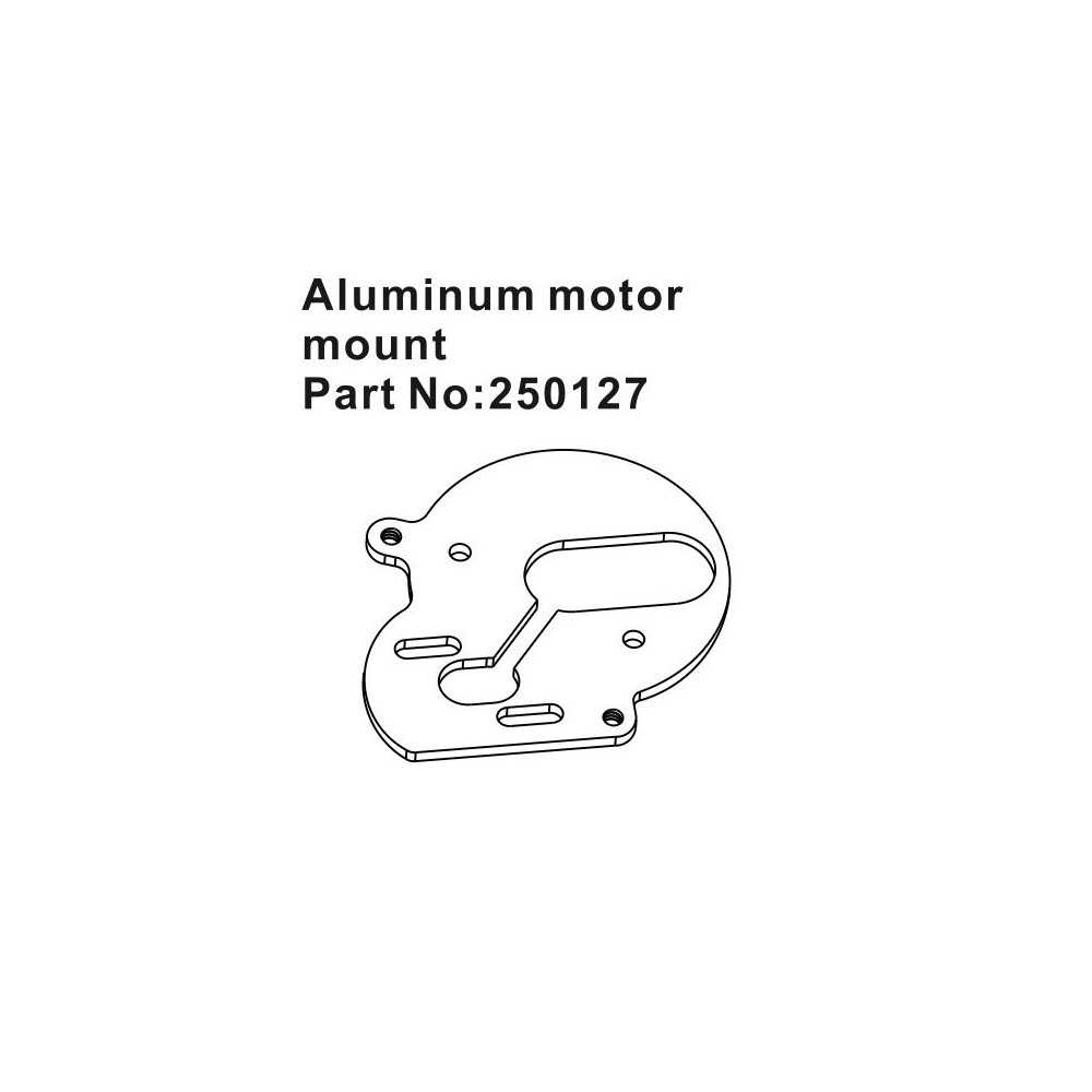 Absima Aluminum Motor Mount HBP250127