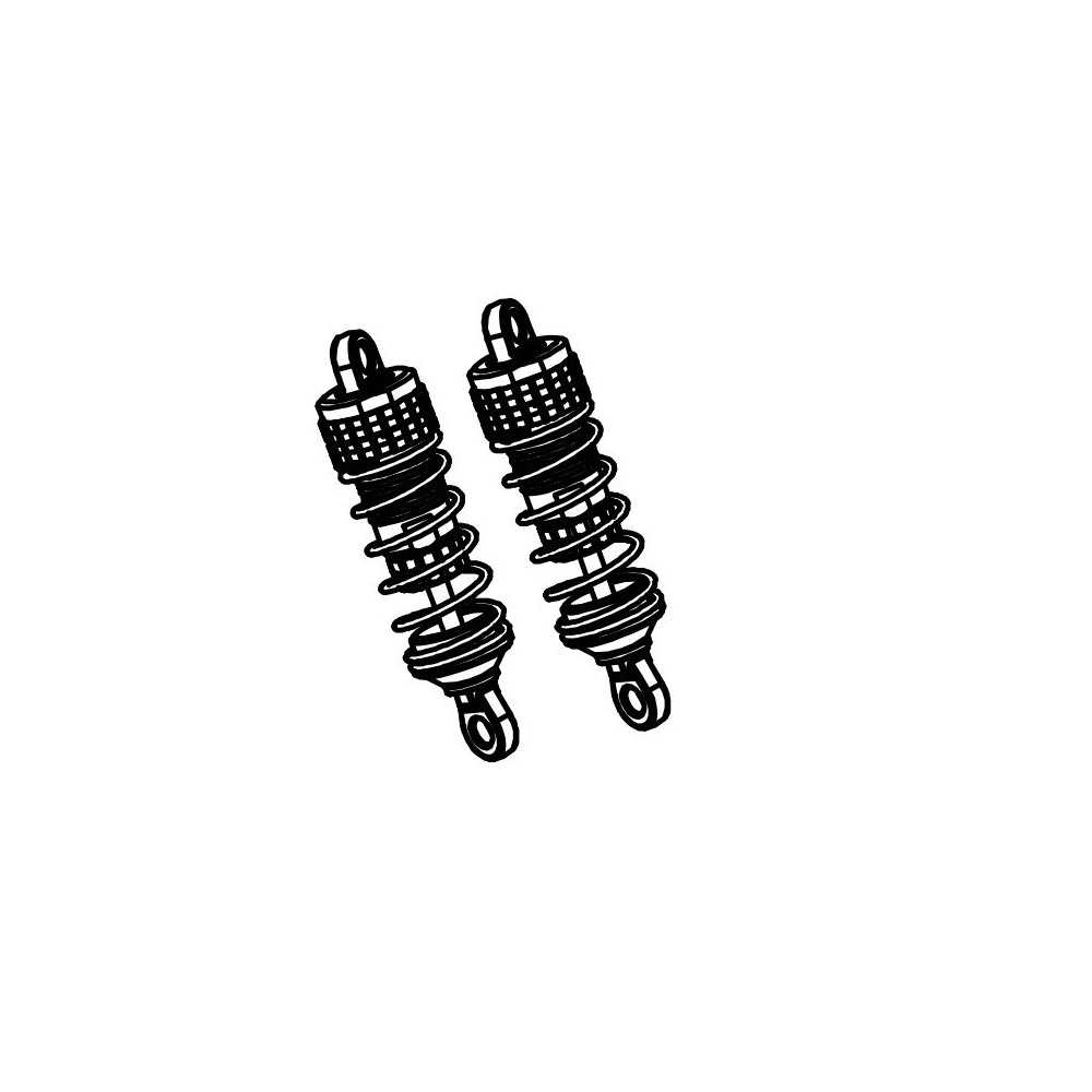 Absima Aluminum Shock Absorbers 2 1610126 Absima Aluminum Shock Absorbers 2 1610126