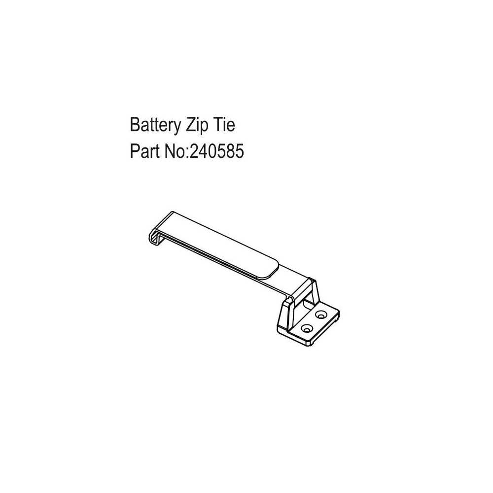 Absima Battery Zip Tie HBP240585 Absima Battery Zip Tie HBP240585