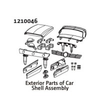 Absima Body Accessories Set - Rally 1210046
