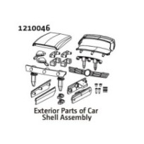 Absima Body Accessories Set - Rally 1210046