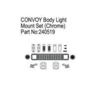 Absima Body Light Mount Set for Convoy Chrome HBP240519