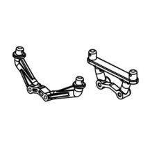 Absima Body Shell Post Set F-R 1610113