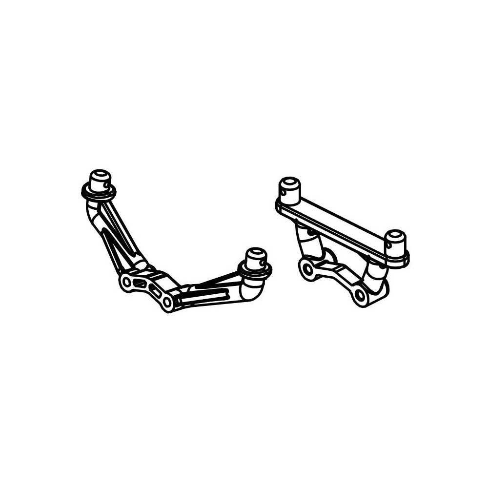Absima Body Shell Post Set F-R 1610113