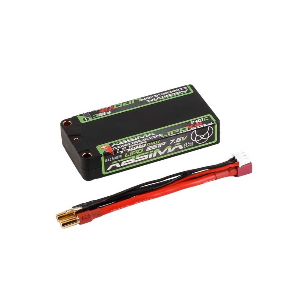 Absima Comp. Shorty LiPo 7.6V 140C-2S1P HC 4400mAh 5mm 4150028