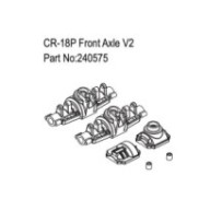 Absima CR-18P Front Axle V2 HBP240575