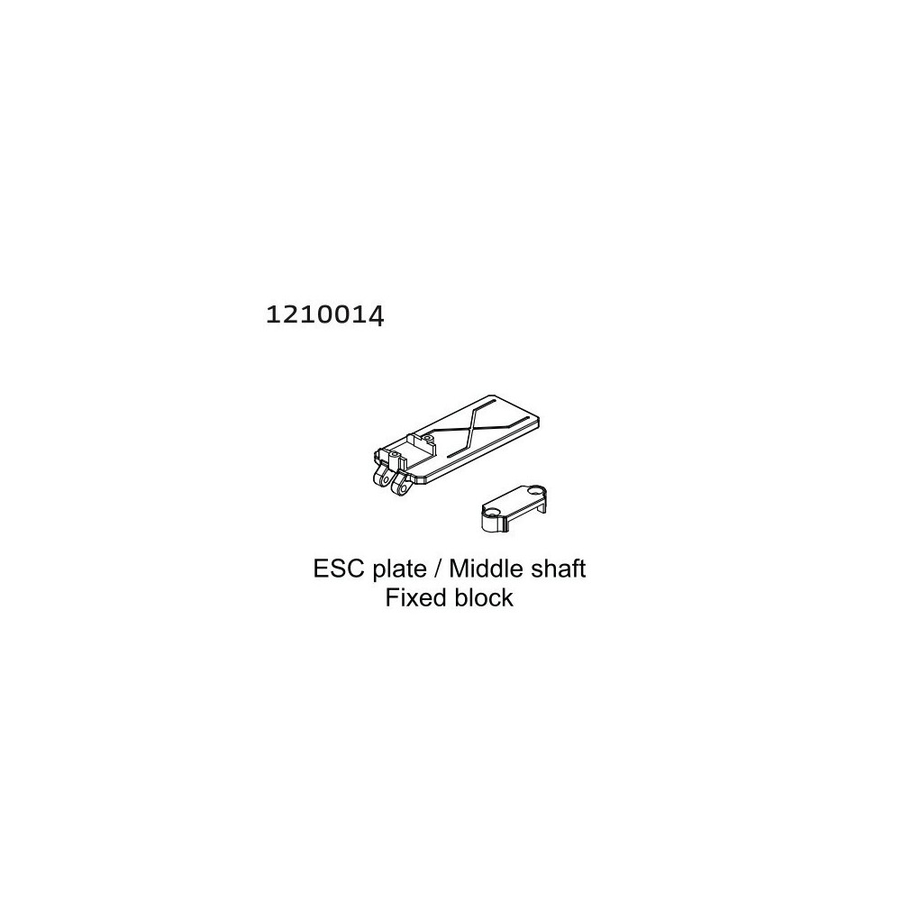 Absima ESC Mounting Plate 1210014