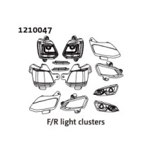 Absima F-R Light Set 1210047