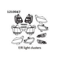 Absima F-R Light Set 1210047