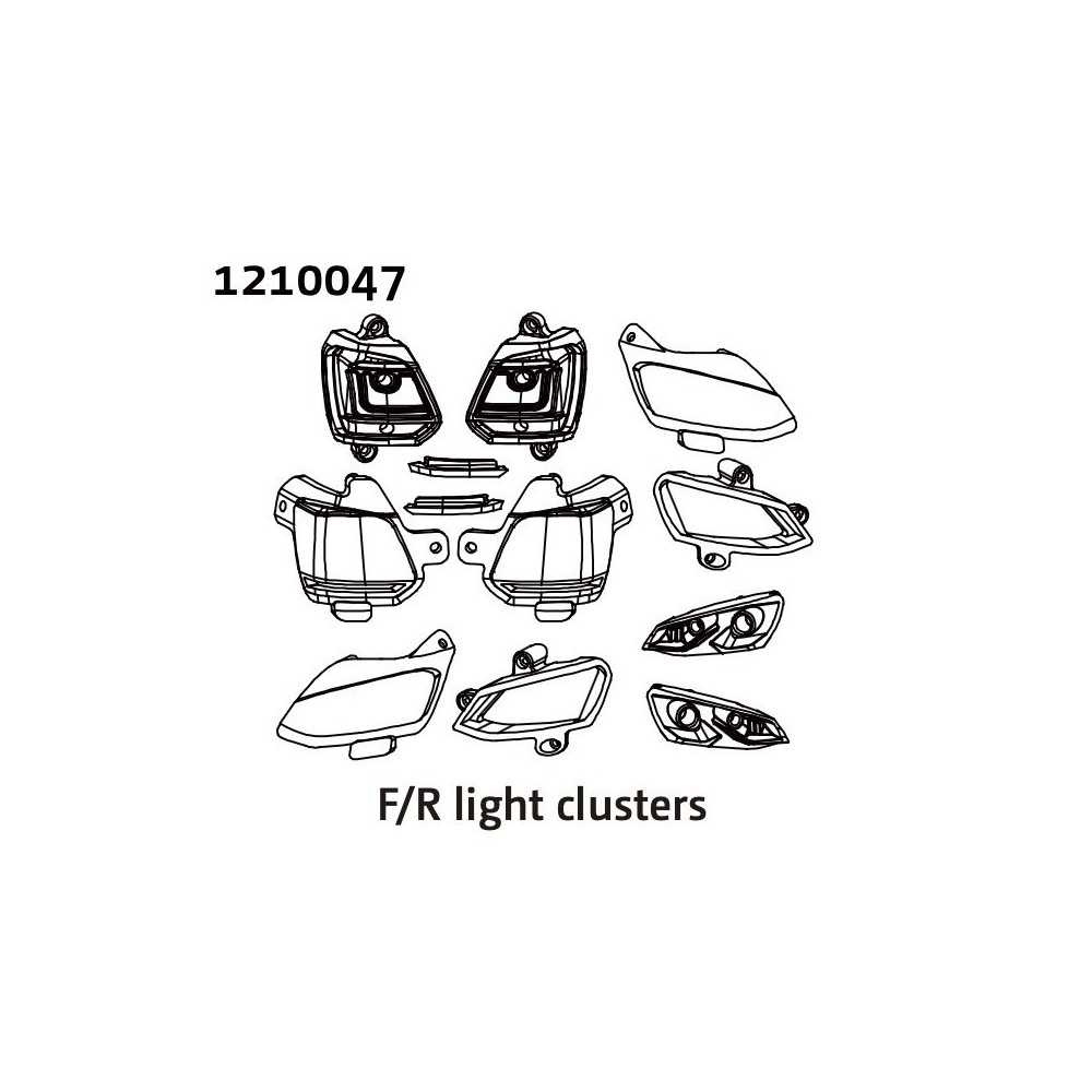 Absima F-R Light Set 1210047
