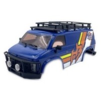 Absima Finished Body for Rock Van V2 Blue HBP240536