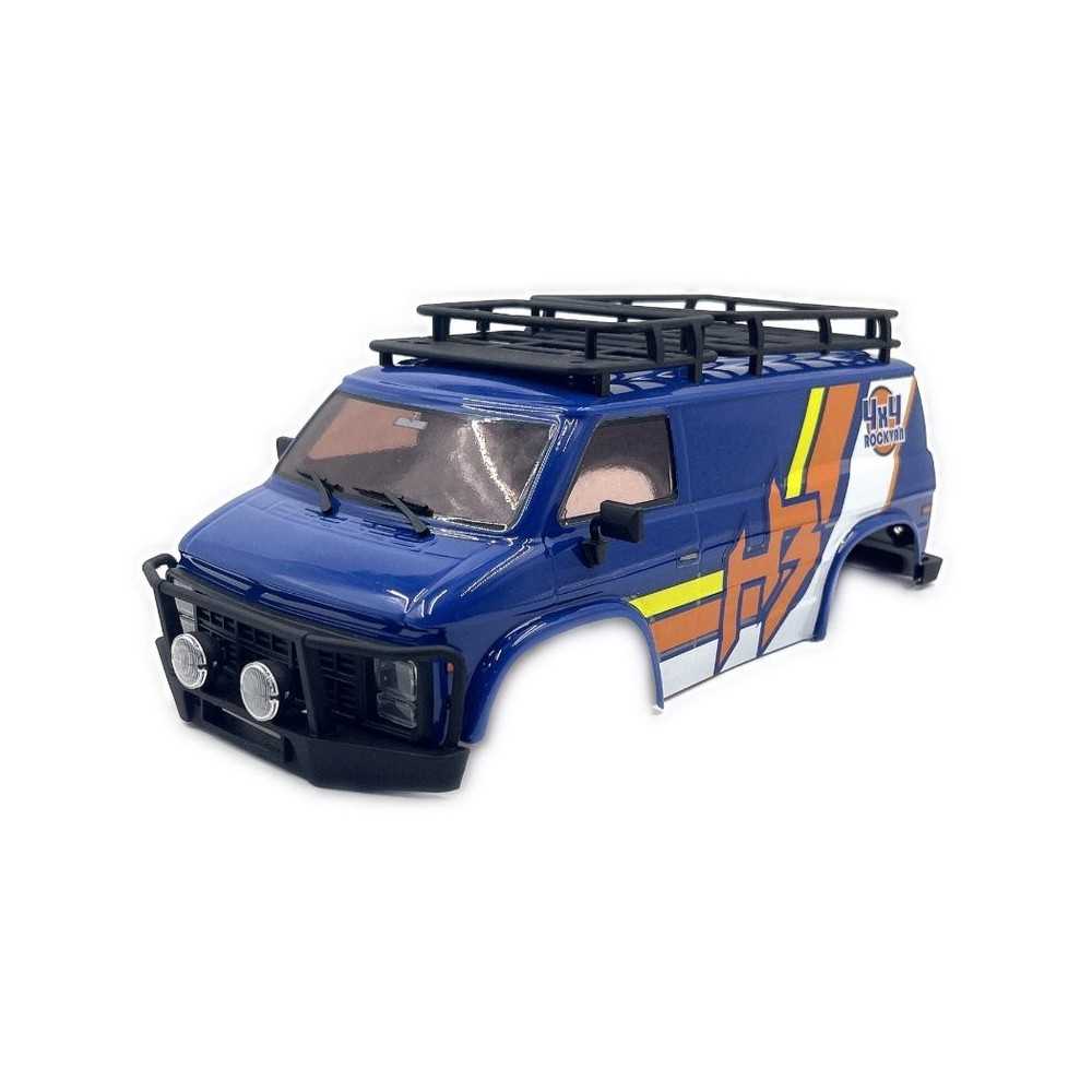 Absima Finished Body for Rock Van V2 Blue HBP240536 Absima Finished Body for Rock Van V2 Blue HBP240536