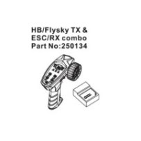 Absima Flysky TX & RX-ESC Combo HBP250134