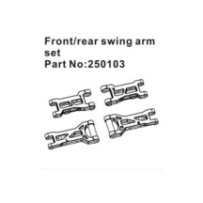 Absima Front-Rear Swing Arm Set HBP250103