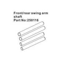 Absima Front-Rear Swing Arm Shafts HBP250116