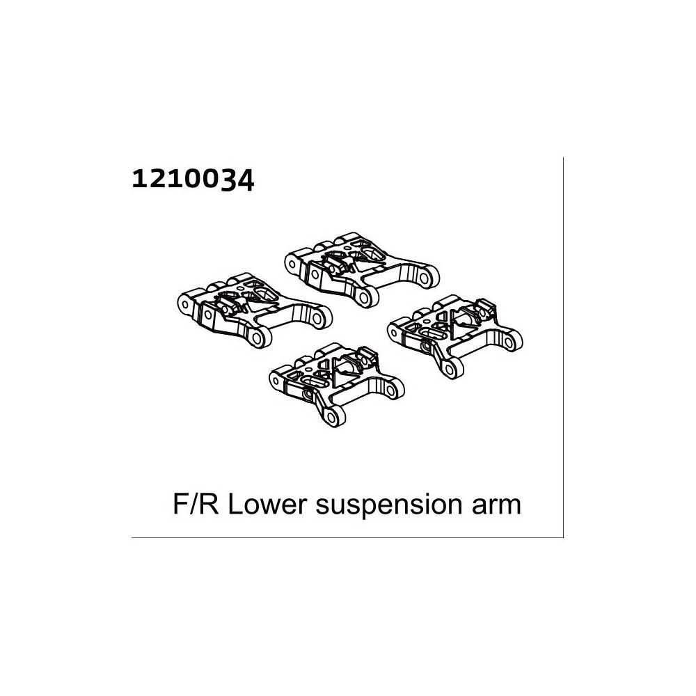Absima Lower Suspension Arm Set F-R 1210034