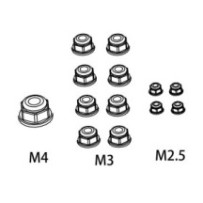 Absima Nut Set M4*1-M3*8-M2.5*4 1610160