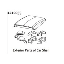 Absima Rally Body Accessories Set 1210039