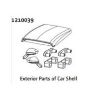 Absima Rally Body Accessories Set 1210039