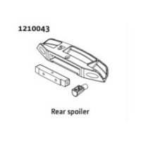 Absima Rear Bumper and Muffler 1210043