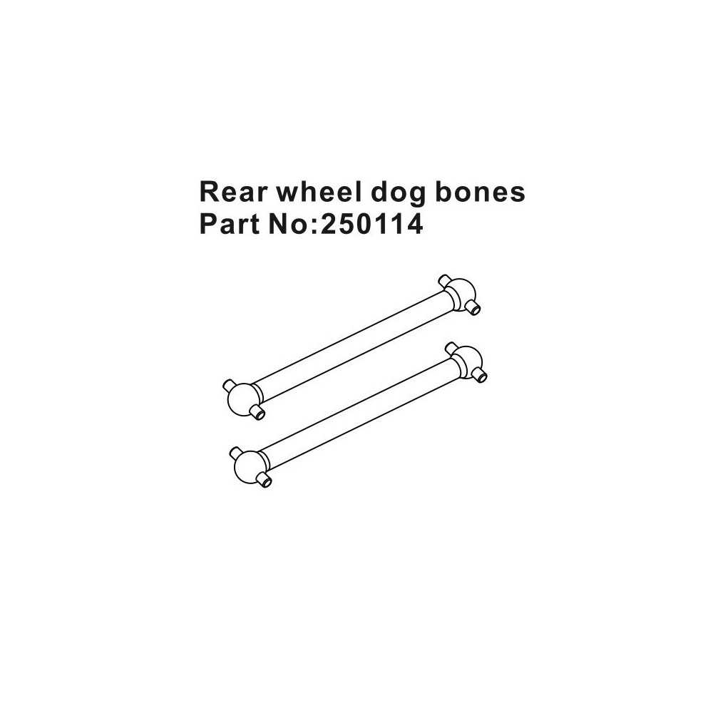 Absima Rear Wheel Dogbones 2 HBP250114 Absima Rear Wheel Dogbones 2 HBP250114