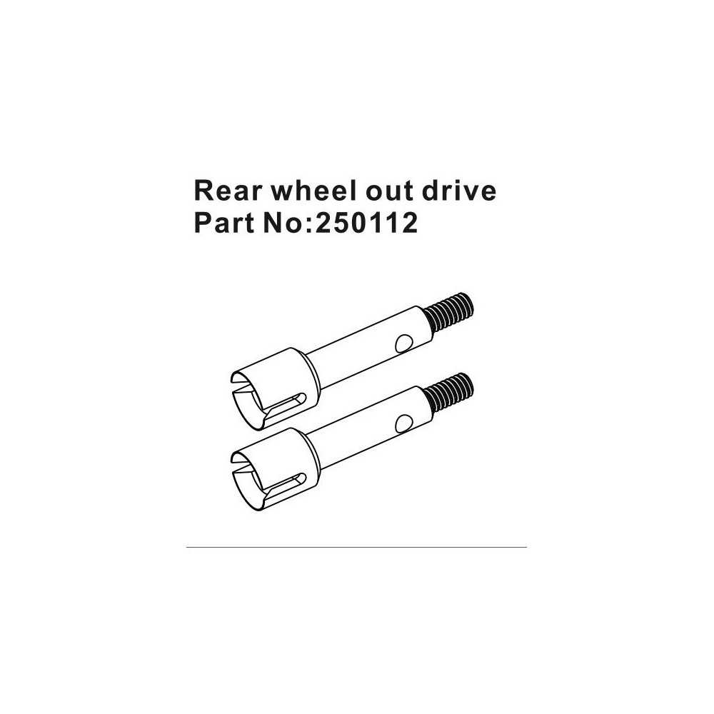 Absima Rear Wheel Outdrives 2 HBP250112