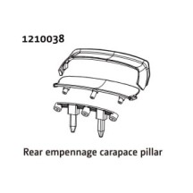 Absima Rear Wing & Body Mount - Rally 1210038