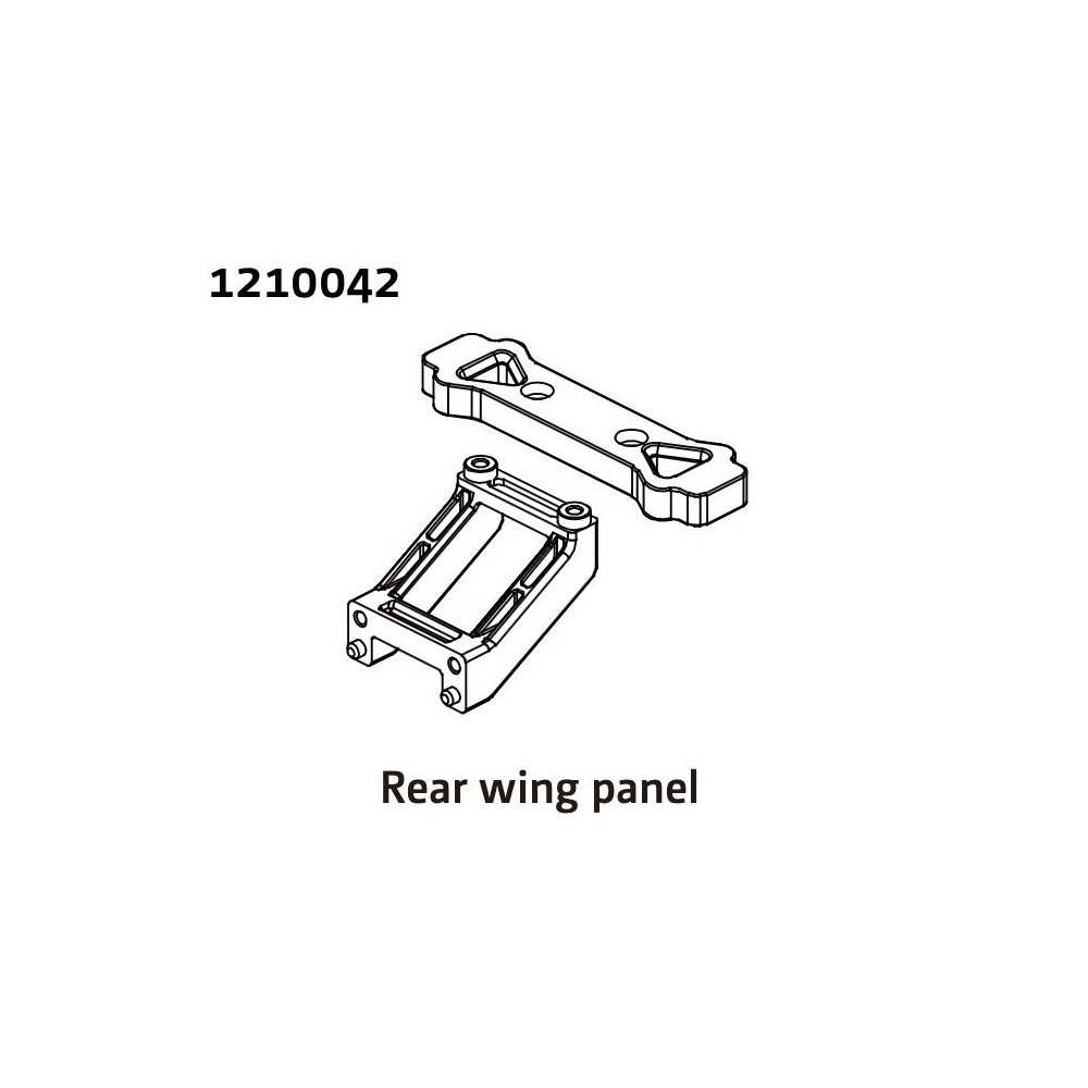 Absima Rear Wing Panel 1210042 Absima Rear Wing Panel 1210042