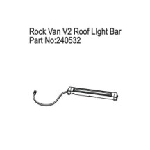 Absima Roof LIght Bar for Rock Van V2 HBP240532