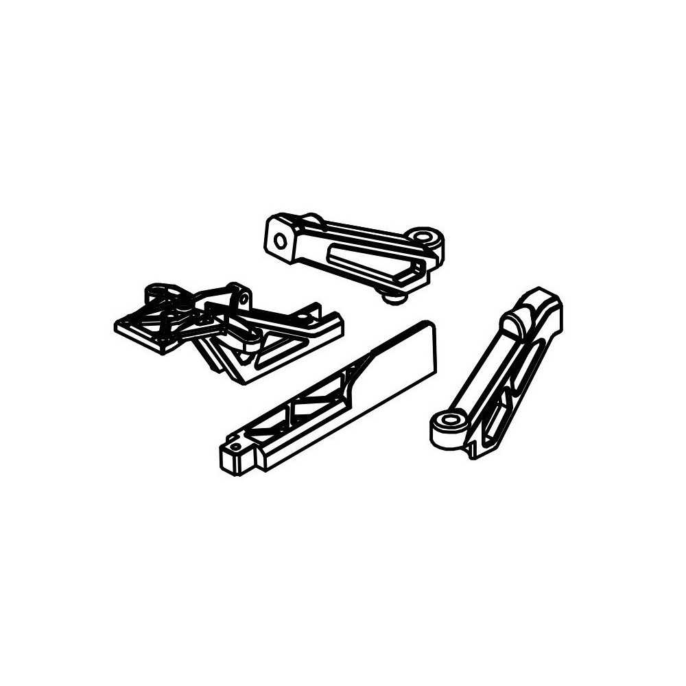 Absima Spacer Assemblies F-R 1610108