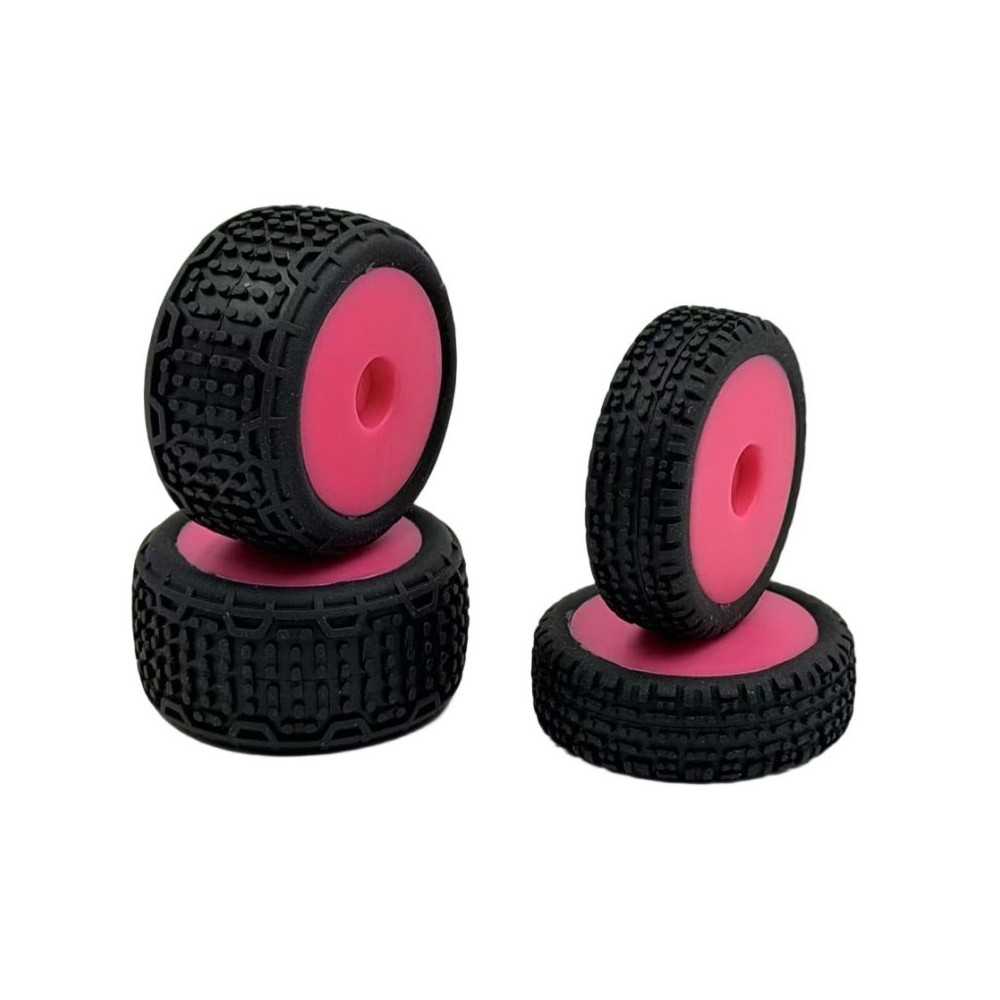 Absima Speck-B Front-Rear Wheel Set pink 2 HBP250143 Absima Speck-B Front-Rear Wheel Set pink 2 HBP250143