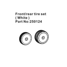 Absima Speck-B Front-Rear Wheel Set white 2 HBP250124