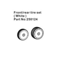 Absima Speck-B Front-Rear Wheel Set white 2 HBP250124