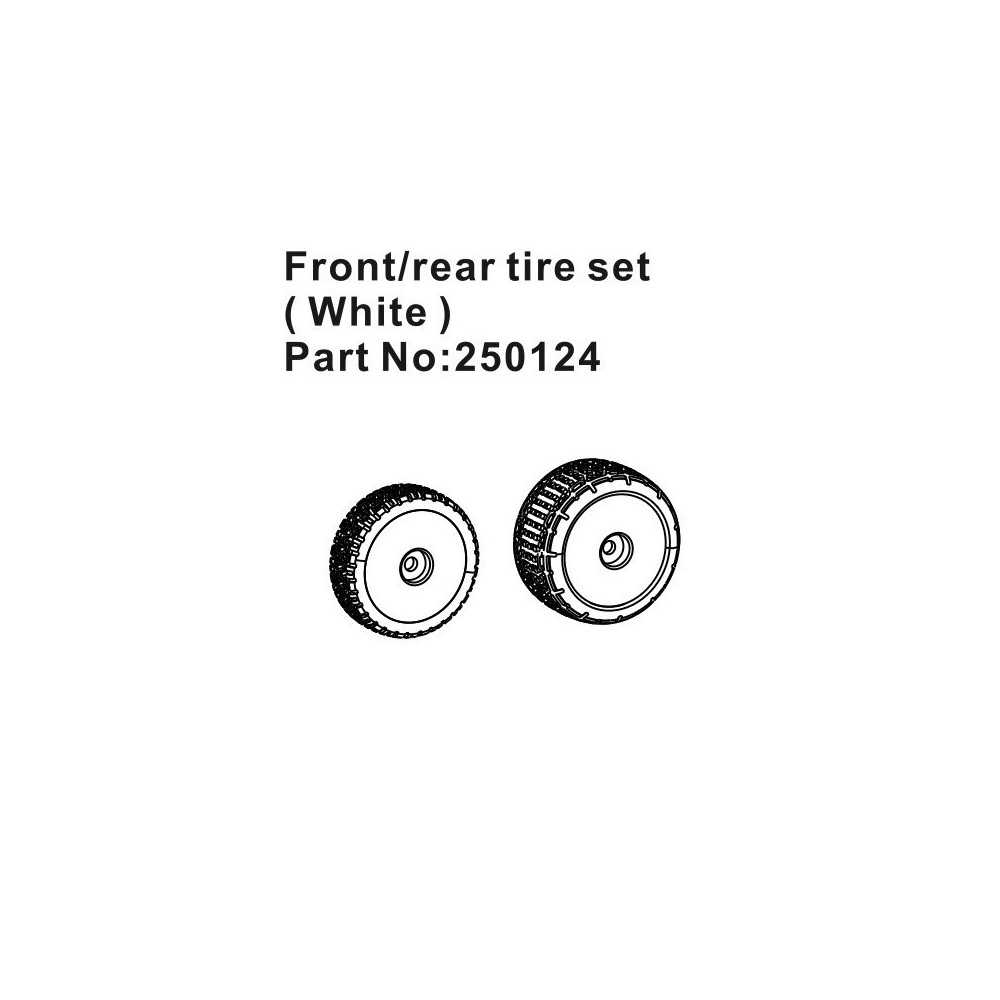 Absima Speck-B Front-Rear Wheel Set white 2 HBP250124 Absima Speck-B Front-Rear Wheel Set white 2 HBP250124