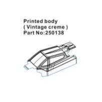 Absima Speck-B Printed Lexan Body - vintage creme HBP250138