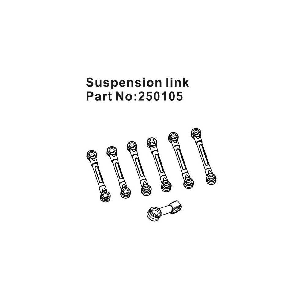 Absima Suspension Link Set HBP250105 Absima Suspension Link Set HBP250105