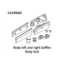 Absima Tension L-R Brackets Assembly 1210040