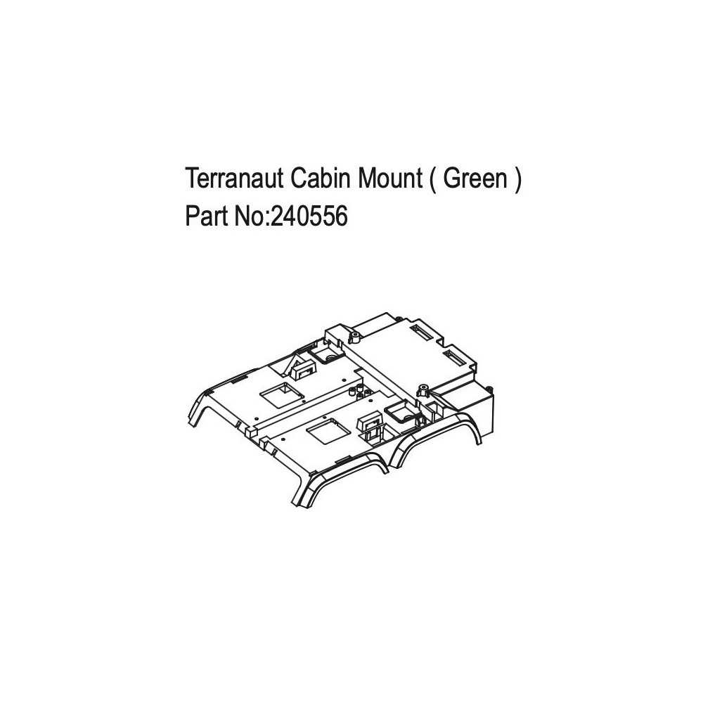Absima Terranaut Cabin Mount Green HBP240556 Absima Terranaut Cabin Mount Green HBP240556