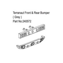 Absima Terranaut Front & Rear Bumper Grey HBP240572