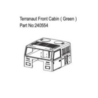 Absima Terranaut Front Cabin Green HBP240554