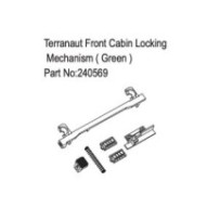 Absima Terranaut Front Cabin Locking Mechanism Green HBP240569