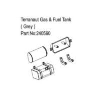 Absima Terranaut Gas & Fuel Tank Grey HBP240560