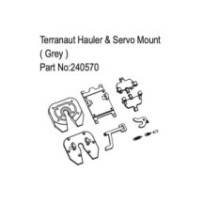 Absima Terranaut Hauler & Servo Mount Grey HBP240570