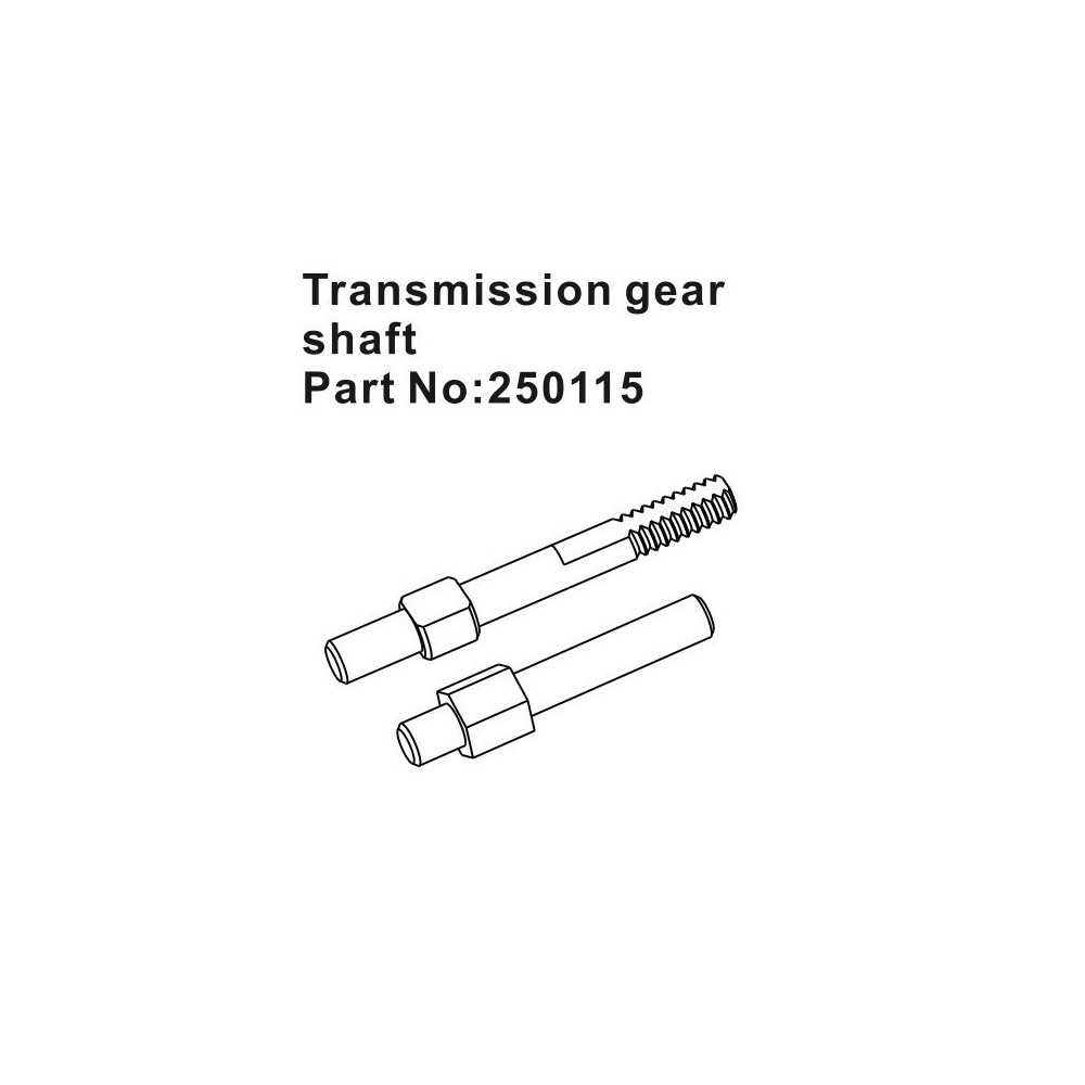 Absima Transmission Gear Shafts HBP250115 Absima Transmission Gear Shafts HBP250115