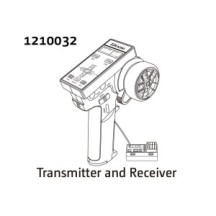 Absima Transmitter & Receiver Set with Gyro 1210032